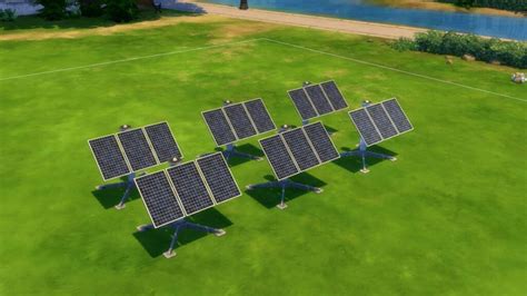 Painéis Solares Funcionais para The Sims 4.